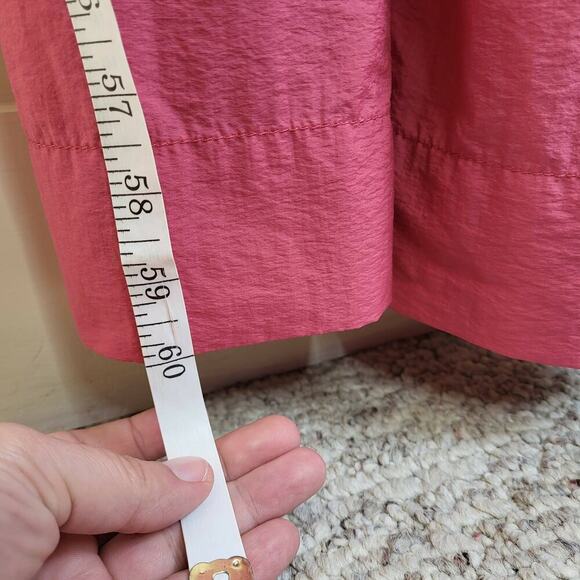 BCBG Maxazria Faux Wrap Wide Leg Jumpsuit - Pink - Picture 11 of 15